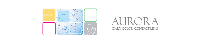aurora daily color contact lens